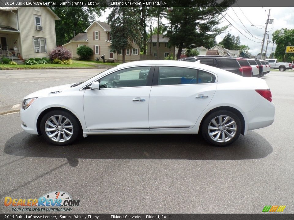 2014 Buick LaCrosse Leather Summit White / Ebony Photo #8
