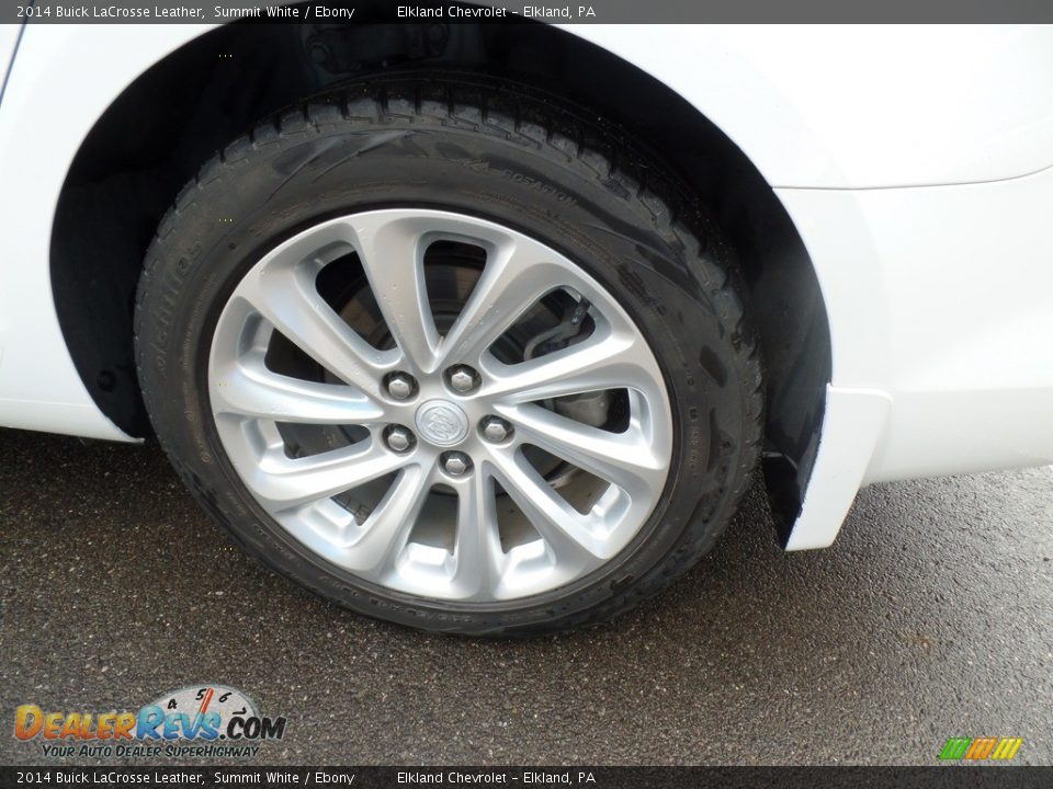 2014 Buick LaCrosse Leather Summit White / Ebony Photo #9
