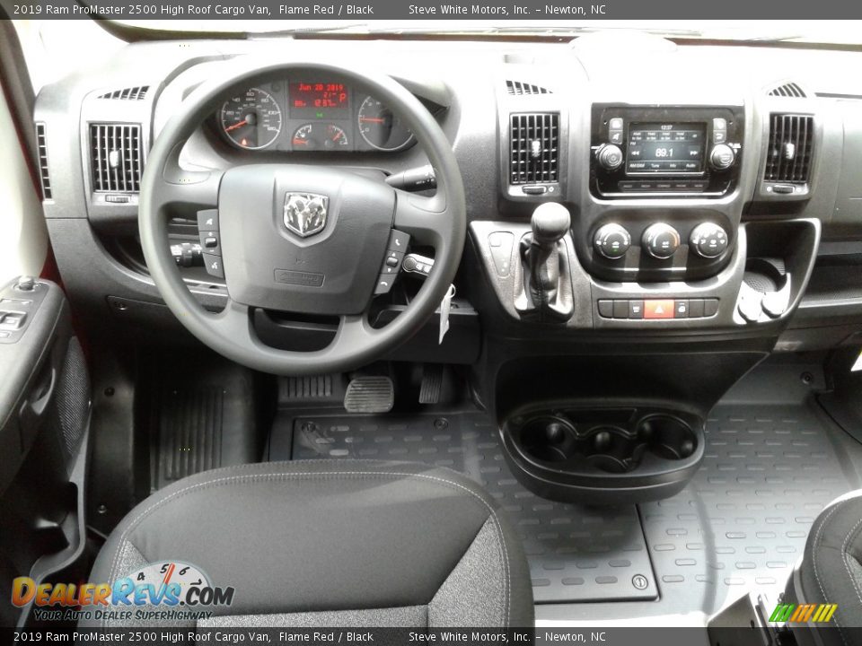 2019 Ram ProMaster 2500 High Roof Cargo Van Flame Red / Black Photo #25