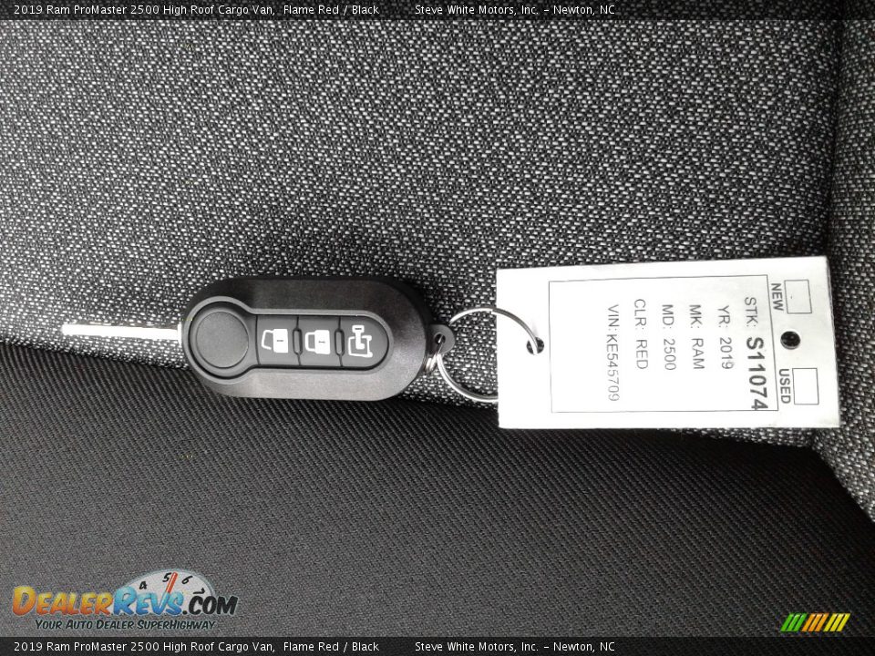 2019 Ram ProMaster 2500 High Roof Cargo Van Flame Red / Black Photo #26