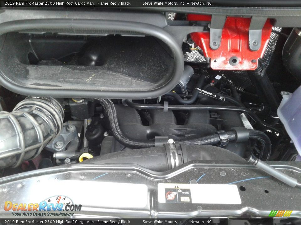 2019 Ram ProMaster 2500 High Roof Cargo Van Flame Red / Black Photo #27