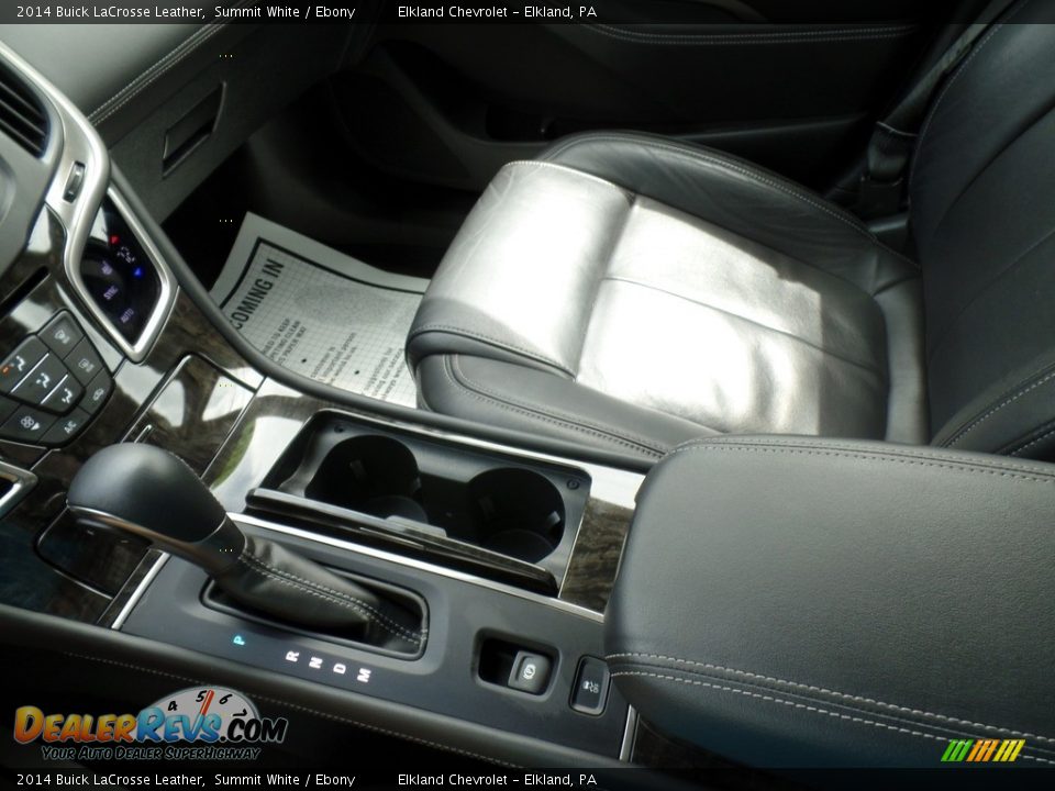 2014 Buick LaCrosse Leather Summit White / Ebony Photo #24