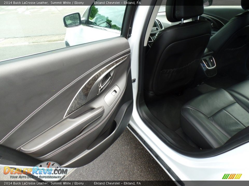 2014 Buick LaCrosse Leather Summit White / Ebony Photo #25