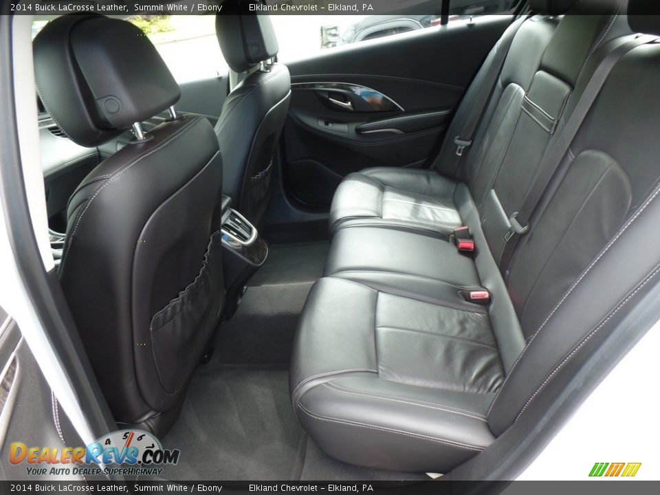2014 Buick LaCrosse Leather Summit White / Ebony Photo #26