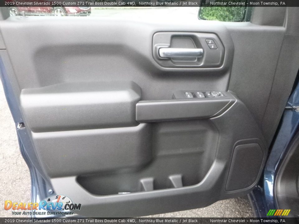 2019 Chevrolet Silverado 1500 Custom Z71 Trail Boss Double Cab 4WD Northsky Blue Metallic / Jet Black Photo #15