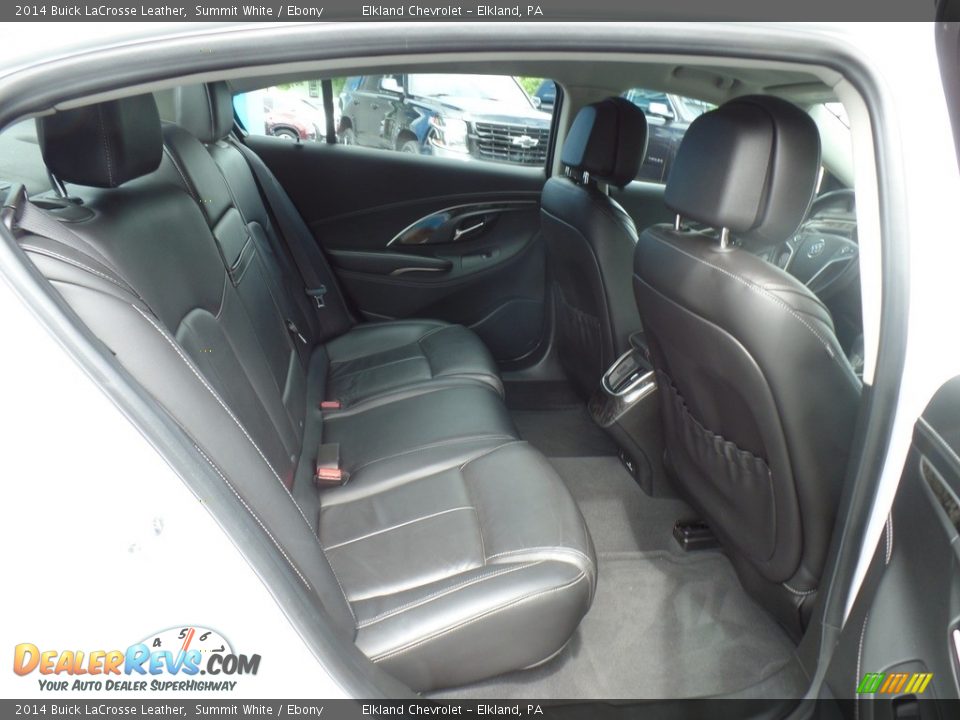 2014 Buick LaCrosse Leather Summit White / Ebony Photo #29