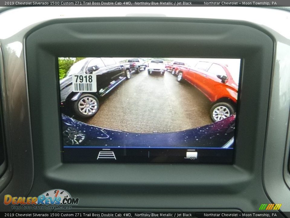 2019 Chevrolet Silverado 1500 Custom Z71 Trail Boss Double Cab 4WD Northsky Blue Metallic / Jet Black Photo #18