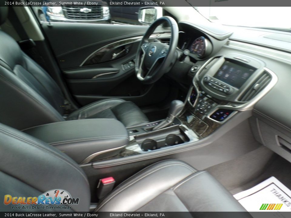 2014 Buick LaCrosse Leather Summit White / Ebony Photo #32