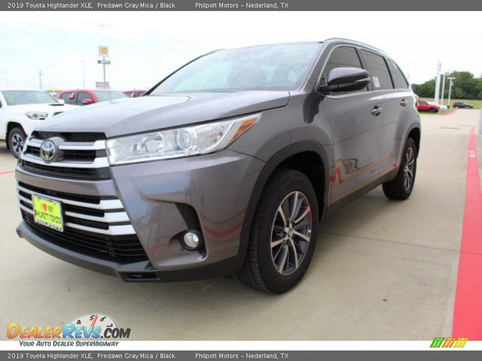 2019 Toyota Highlander XLE Predawn Gray Mica / Black Photo #4