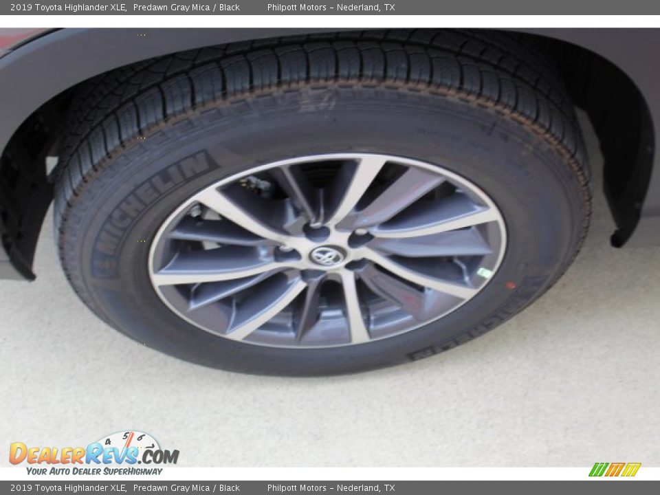 2019 Toyota Highlander XLE Predawn Gray Mica / Black Photo #5