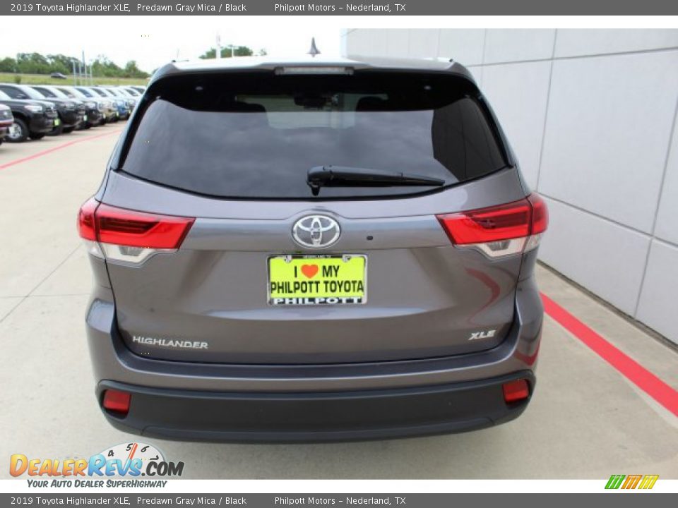 2019 Toyota Highlander XLE Predawn Gray Mica / Black Photo #7