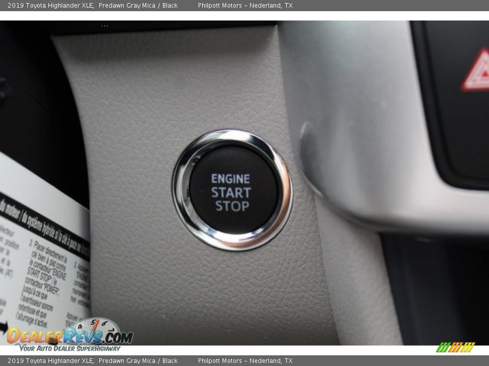 2019 Toyota Highlander XLE Predawn Gray Mica / Black Photo #16