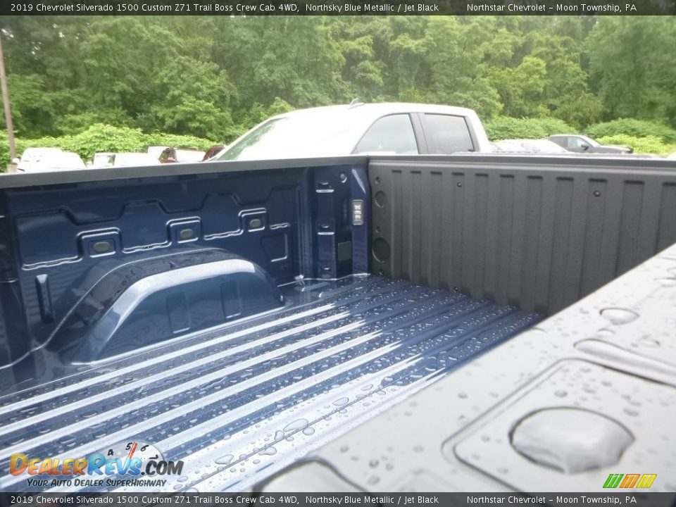 2019 Chevrolet Silverado 1500 Custom Z71 Trail Boss Crew Cab 4WD Northsky Blue Metallic / Jet Black Photo #11