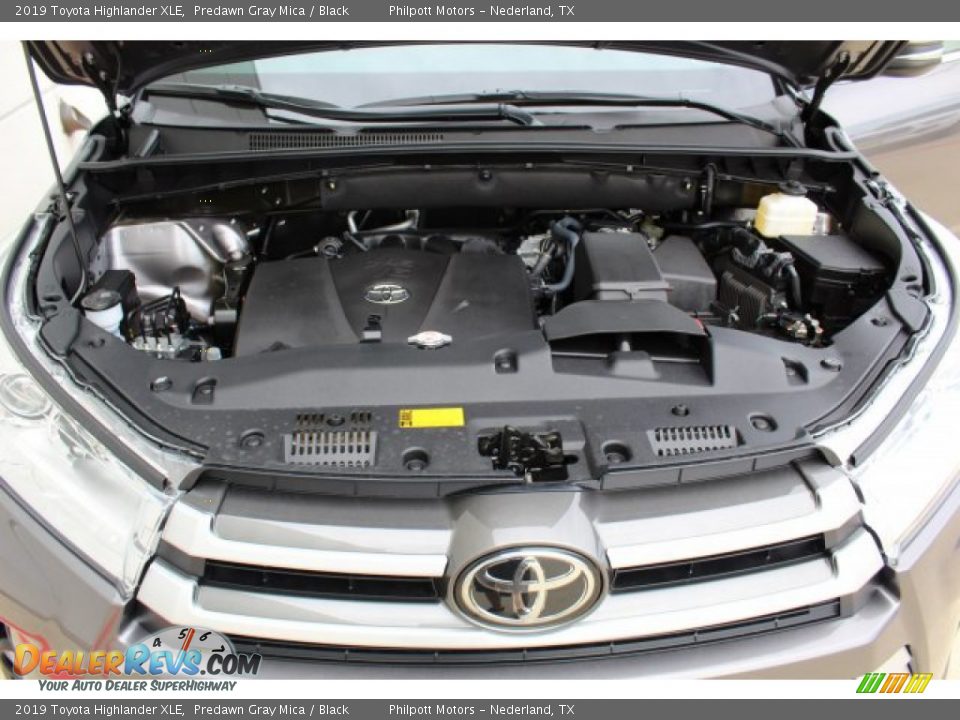 2019 Toyota Highlander XLE Predawn Gray Mica / Black Photo #25