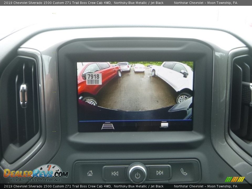 2019 Chevrolet Silverado 1500 Custom Z71 Trail Boss Crew Cab 4WD Northsky Blue Metallic / Jet Black Photo #18
