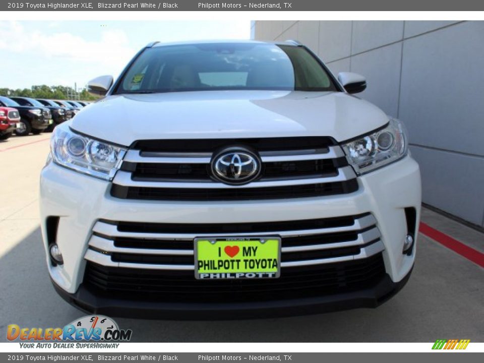2019 Toyota Highlander XLE Blizzard Pearl White / Black Photo #3