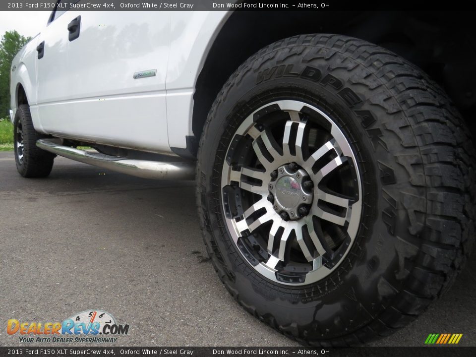 2013 Ford F150 XLT SuperCrew 4x4 Oxford White / Steel Gray Photo #3