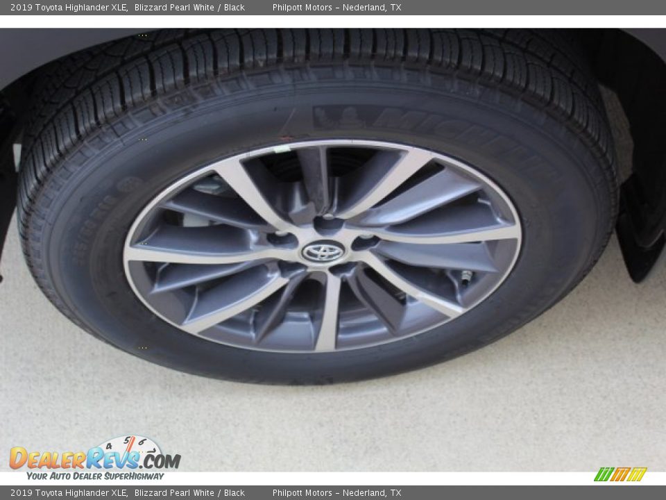 2019 Toyota Highlander XLE Blizzard Pearl White / Black Photo #5