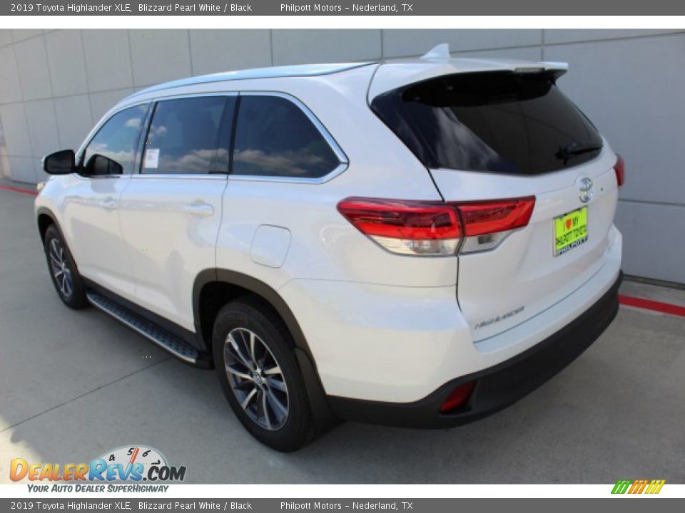 2019 Toyota Highlander XLE Blizzard Pearl White / Black Photo #6