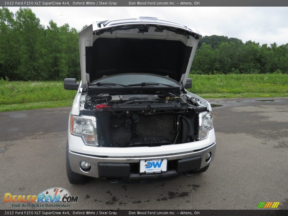 2013 Ford F150 XLT SuperCrew 4x4 Oxford White / Steel Gray Photo #5