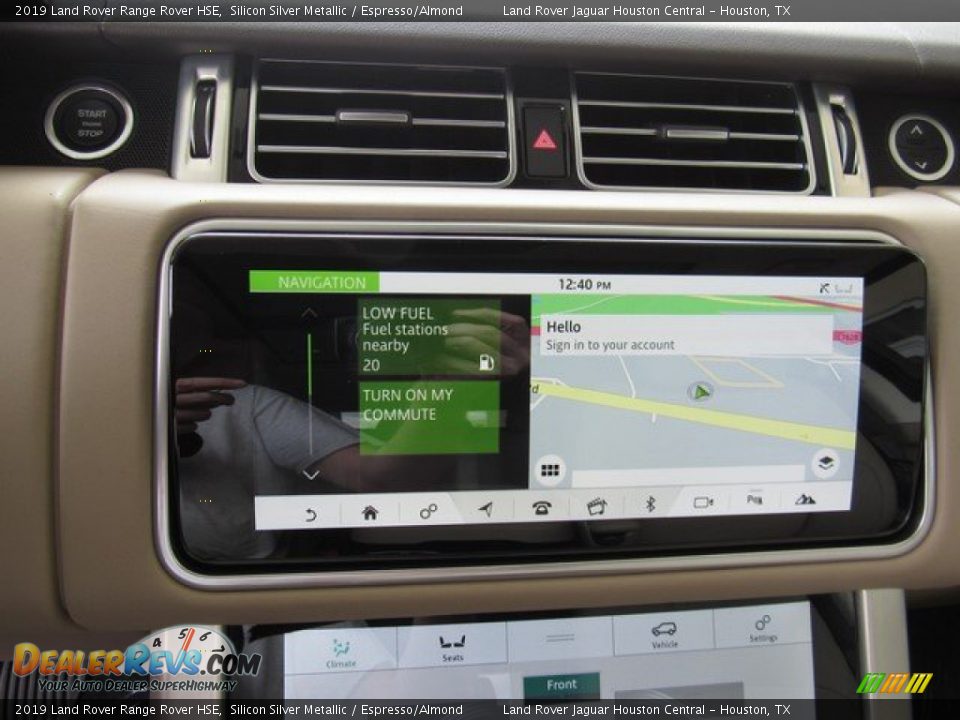 2019 Land Rover Range Rover HSE Silicon Silver Metallic / Espresso/Almond Photo #36