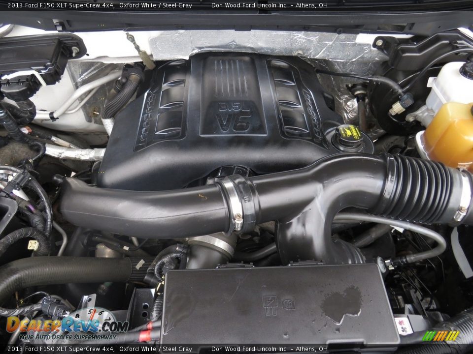 2013 Ford F150 XLT SuperCrew 4x4 Oxford White / Steel Gray Photo #6