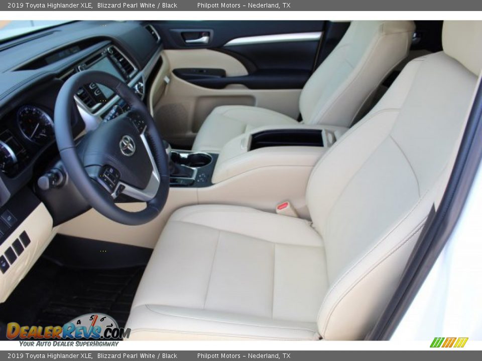 2019 Toyota Highlander XLE Blizzard Pearl White / Black Photo #10