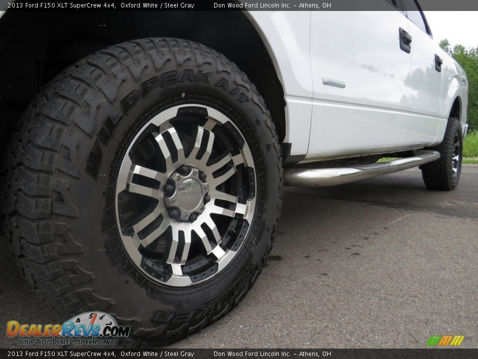 2013 Ford F150 XLT SuperCrew 4x4 Oxford White / Steel Gray Photo #8