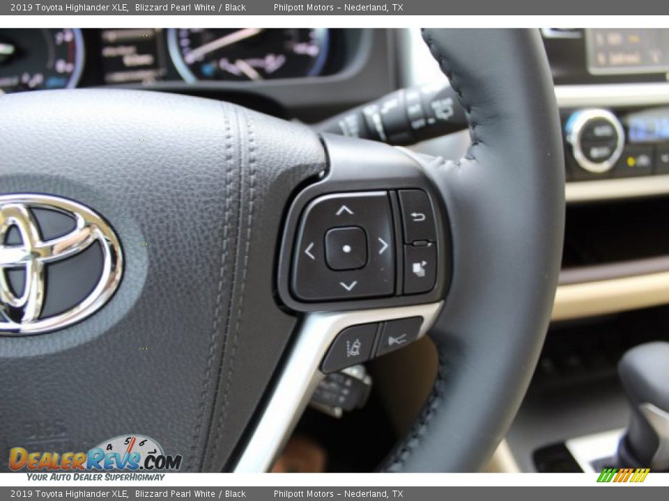 2019 Toyota Highlander XLE Blizzard Pearl White / Black Photo #13