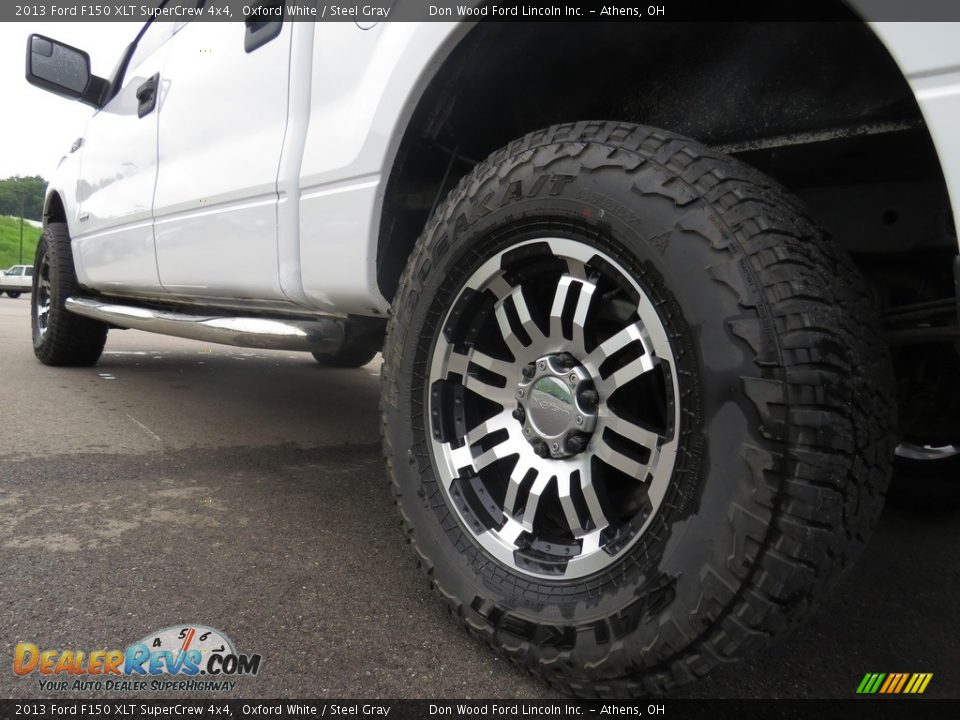 2013 Ford F150 XLT SuperCrew 4x4 Oxford White / Steel Gray Photo #10