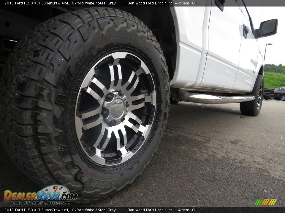 2013 Ford F150 XLT SuperCrew 4x4 Oxford White / Steel Gray Photo #14