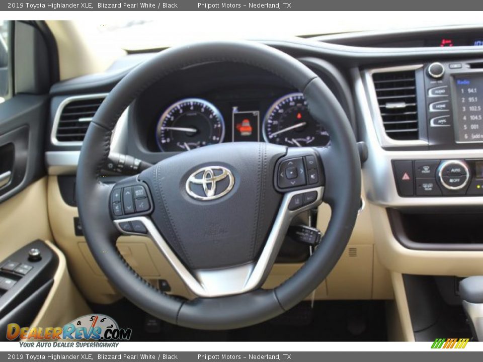 2019 Toyota Highlander XLE Blizzard Pearl White / Black Photo #21