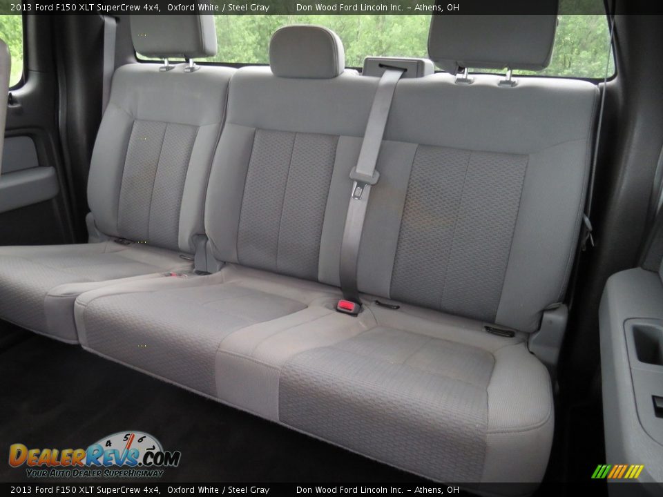 2013 Ford F150 XLT SuperCrew 4x4 Oxford White / Steel Gray Photo #18