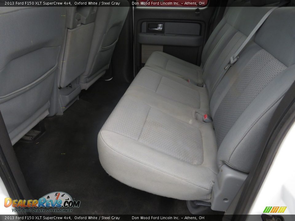 2013 Ford F150 XLT SuperCrew 4x4 Oxford White / Steel Gray Photo #20