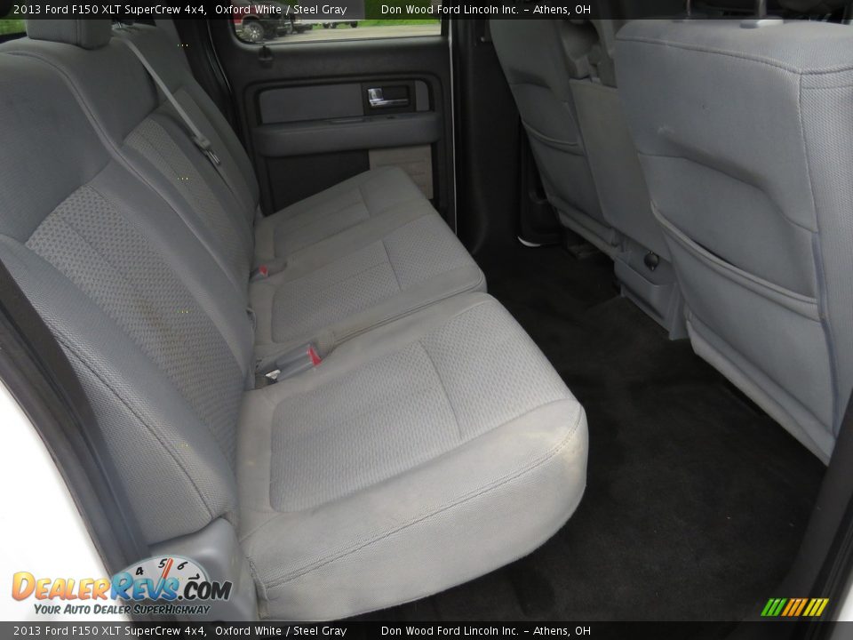 2013 Ford F150 XLT SuperCrew 4x4 Oxford White / Steel Gray Photo #22