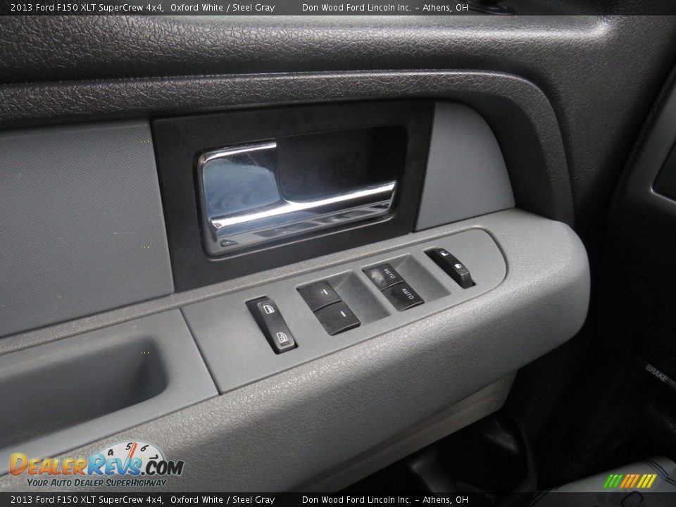2013 Ford F150 XLT SuperCrew 4x4 Oxford White / Steel Gray Photo #26