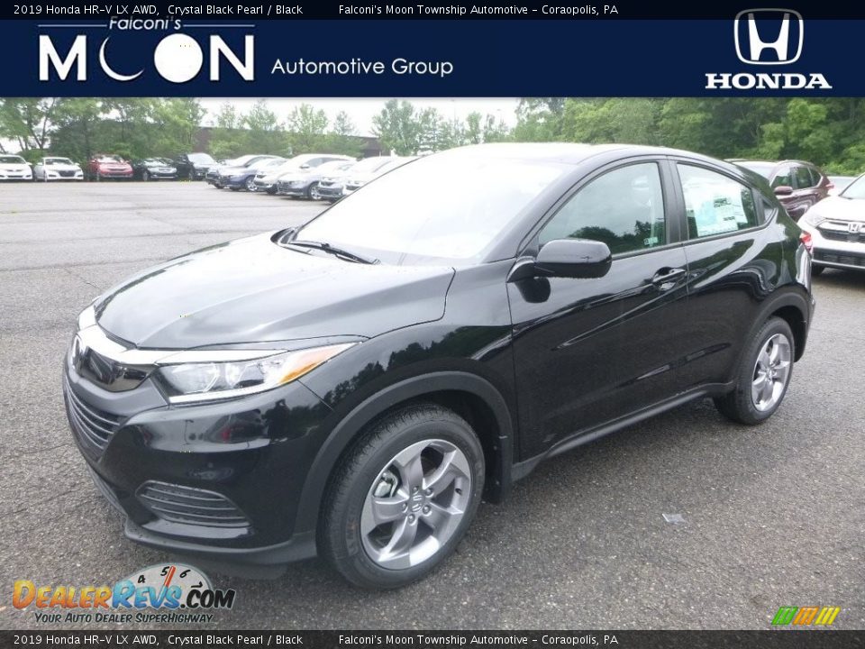 2019 Honda HR-V LX AWD Crystal Black Pearl / Black Photo #1