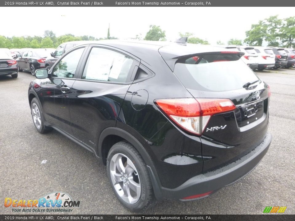 2019 Honda HR-V LX AWD Crystal Black Pearl / Black Photo #3