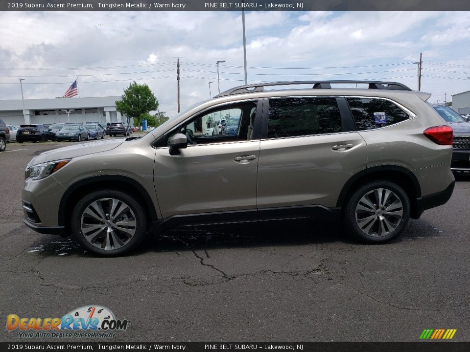 2019 Subaru Ascent Premium Tungsten Metallic / Warm Ivory Photo #3