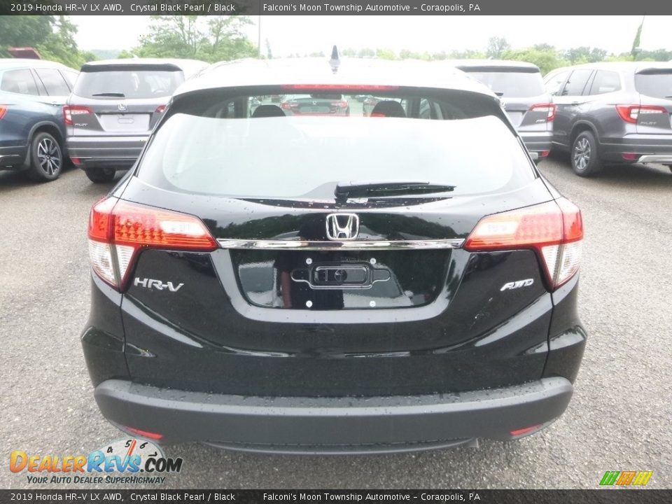 2019 Honda HR-V LX AWD Crystal Black Pearl / Black Photo #4