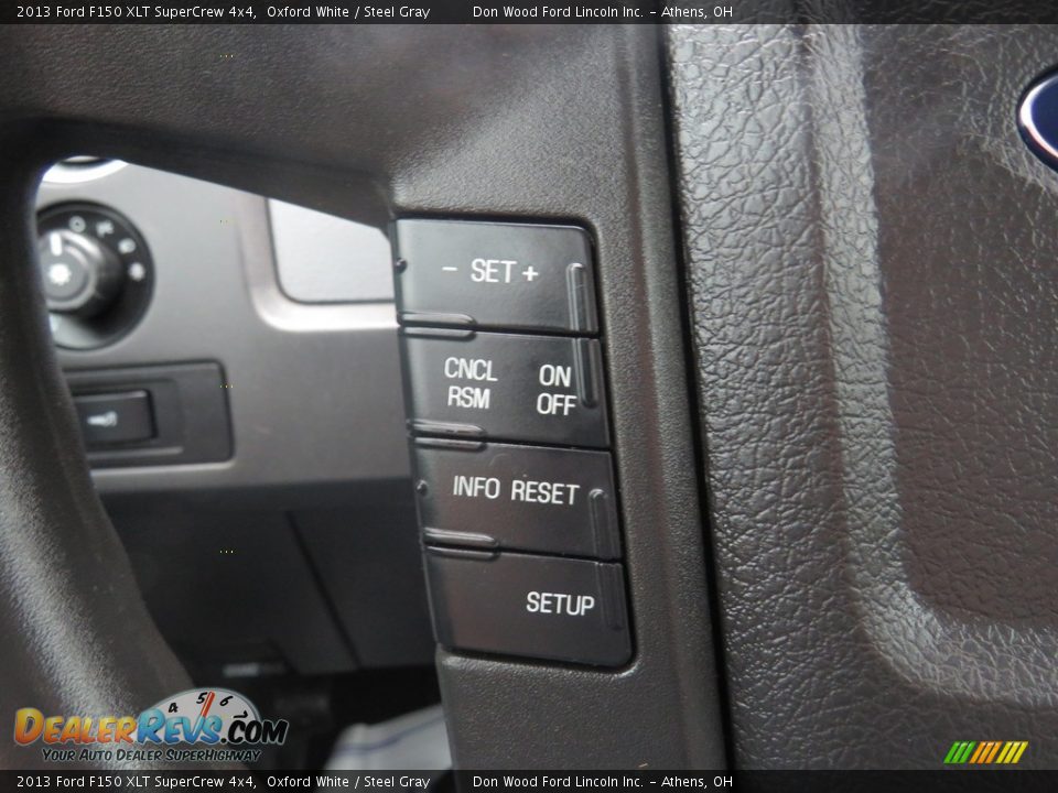 2013 Ford F150 XLT SuperCrew 4x4 Oxford White / Steel Gray Photo #30