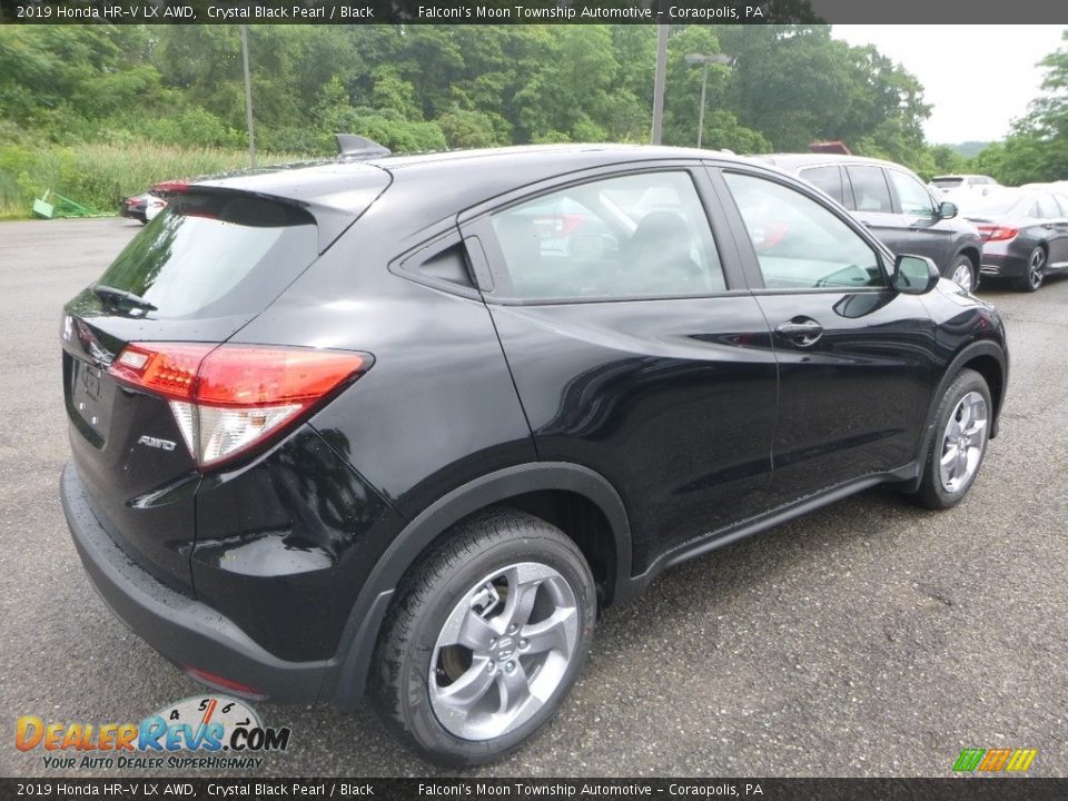 2019 Honda HR-V LX AWD Crystal Black Pearl / Black Photo #5
