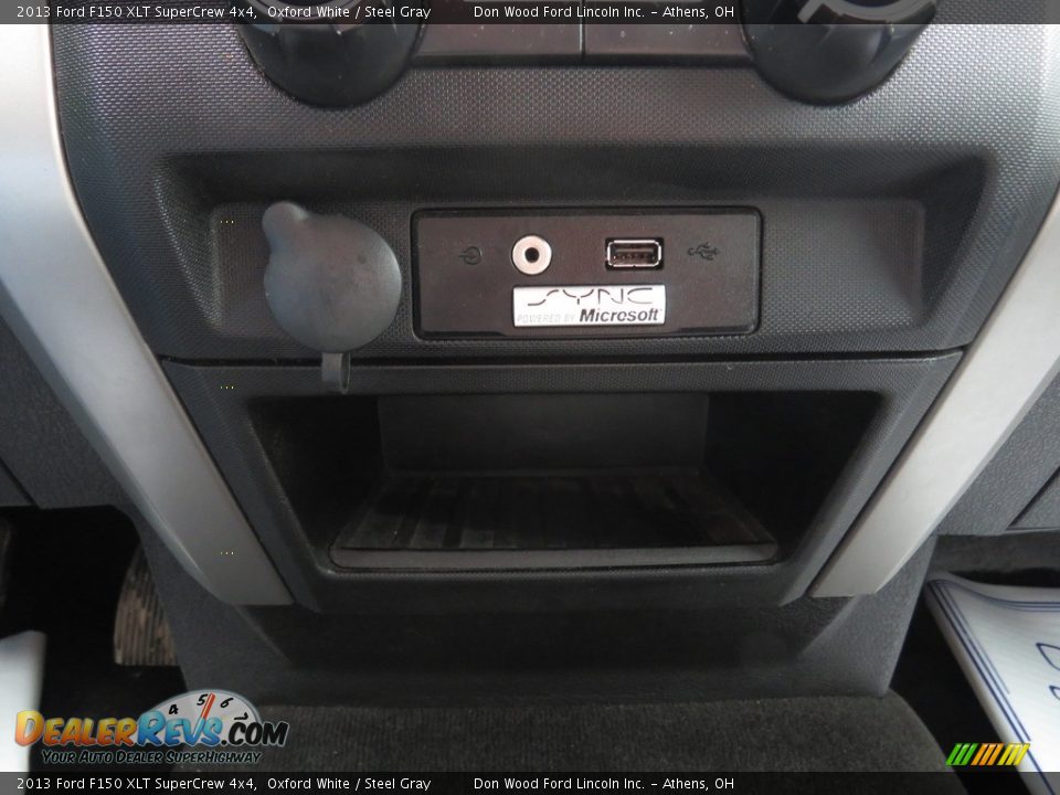 2013 Ford F150 XLT SuperCrew 4x4 Oxford White / Steel Gray Photo #35