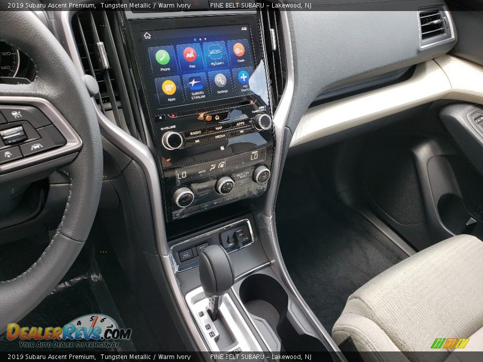2019 Subaru Ascent Premium Tungsten Metallic / Warm Ivory Photo #10