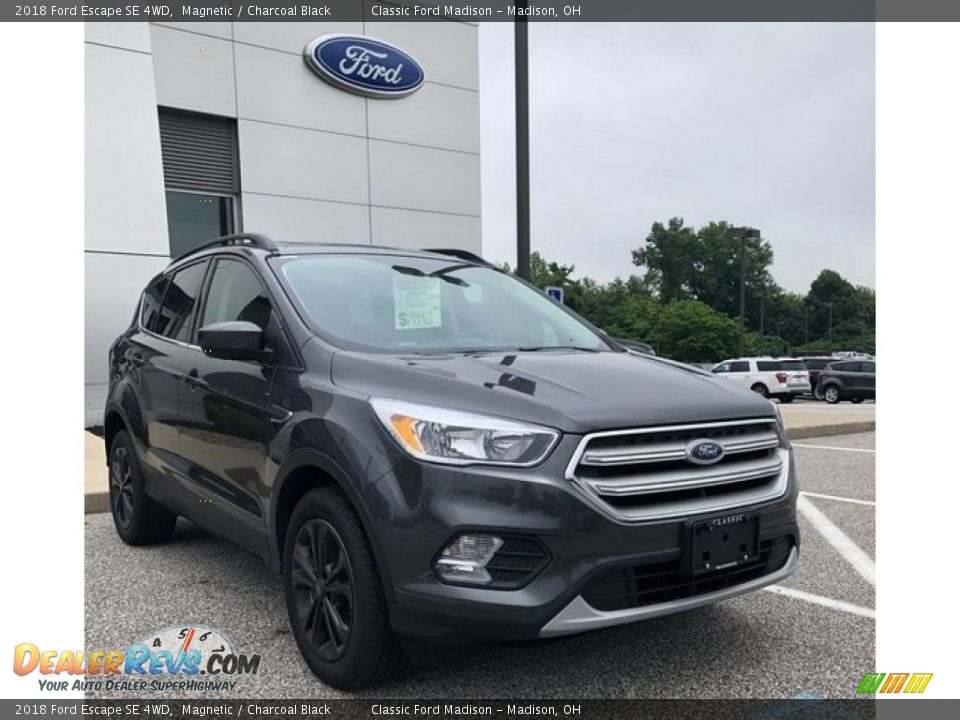 2018 Ford Escape SE 4WD Magnetic / Charcoal Black Photo #1