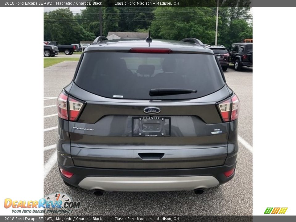 2018 Ford Escape SE 4WD Magnetic / Charcoal Black Photo #4