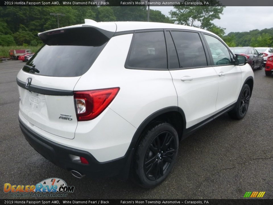 2019 Honda Passport Sport AWD White Diamond Pearl / Black Photo #4