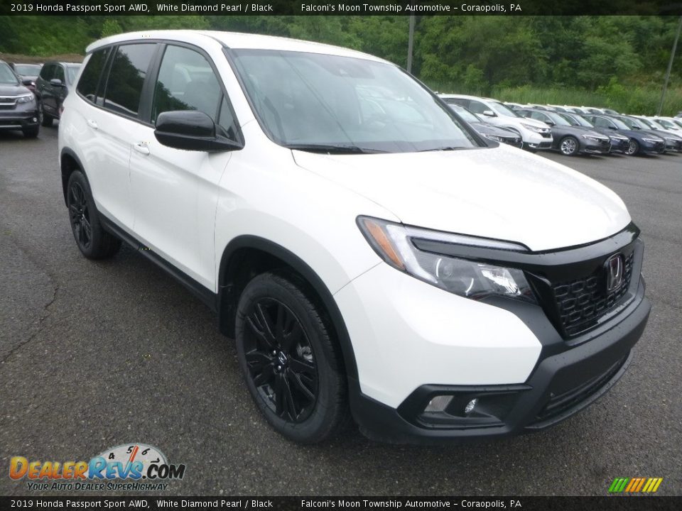 2019 Honda Passport Sport AWD White Diamond Pearl / Black Photo #5