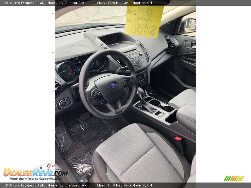 2018 Ford Escape SE 4WD Magnetic / Charcoal Black Photo #6
