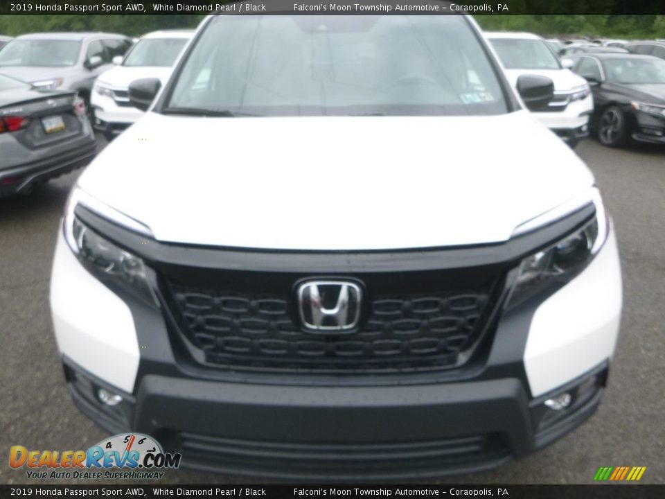 2019 Honda Passport Sport AWD White Diamond Pearl / Black Photo #6